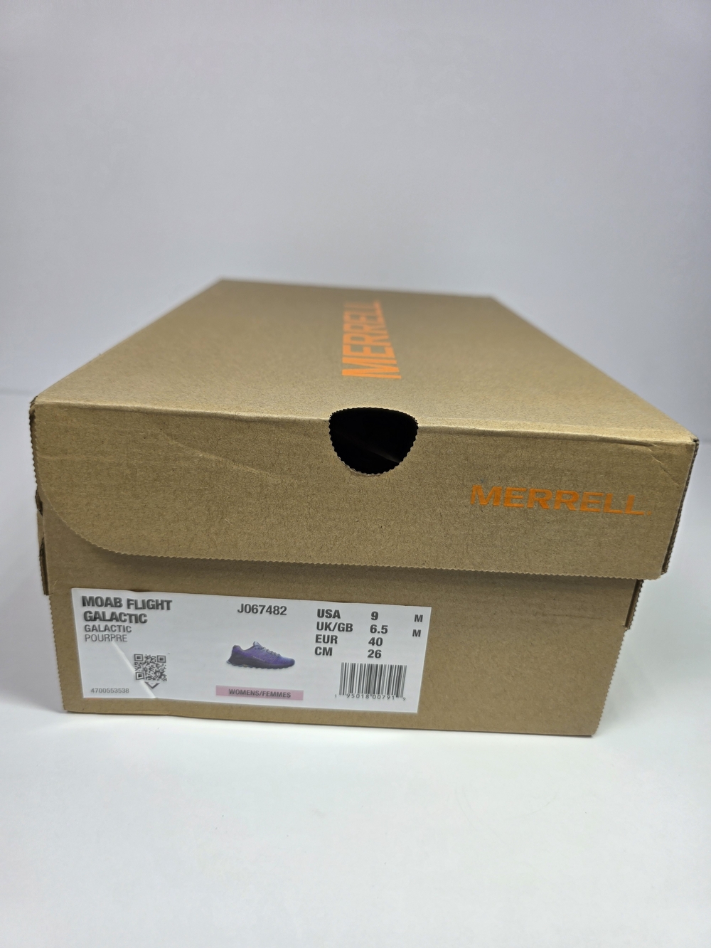 Merrell Moab Flight Galactic Float Pro Hiking Shoes Purple & Blue - Picture 13 of 16